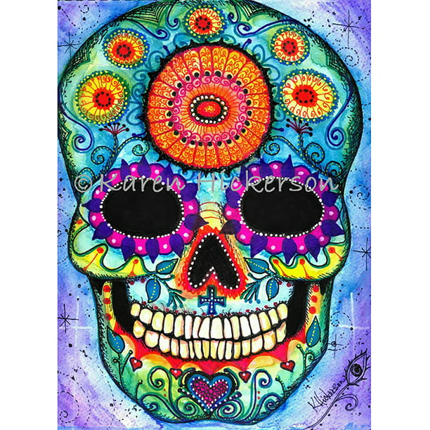 5D Diamond Painting Kits for Adults Kids,Skull Full Drill Diamond Art by Number Embroidery Cross Stitch Kits DIY Decoration Canvas